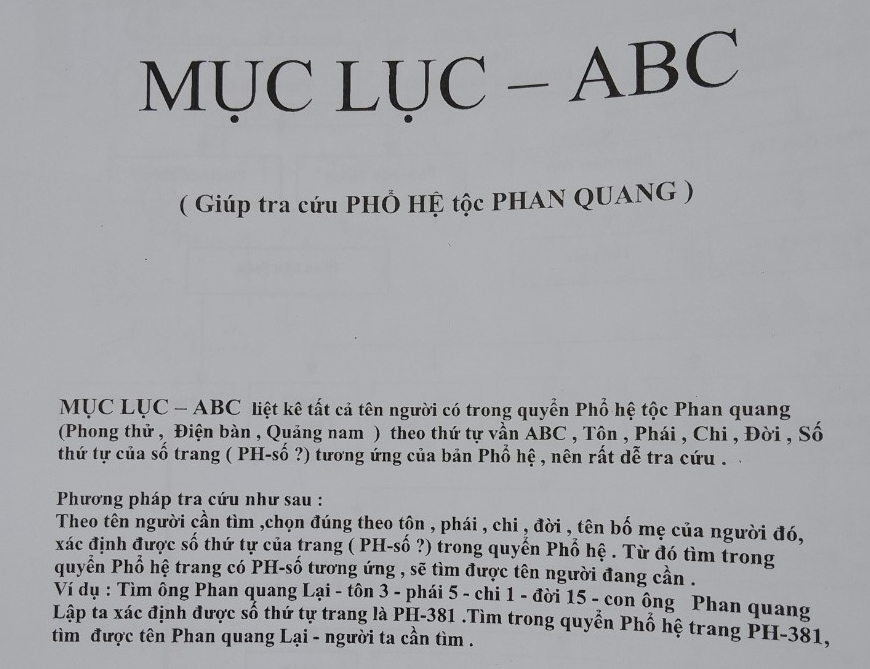 MỤC LỤC – ABC